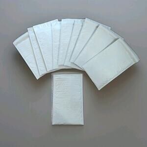 10 #000 5x8 Poly Bubble Padded Envelopes X-Wide #000 Mailers Shipping Supply